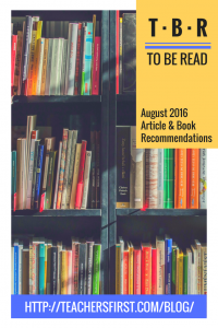 August 2016 Book Recommendations