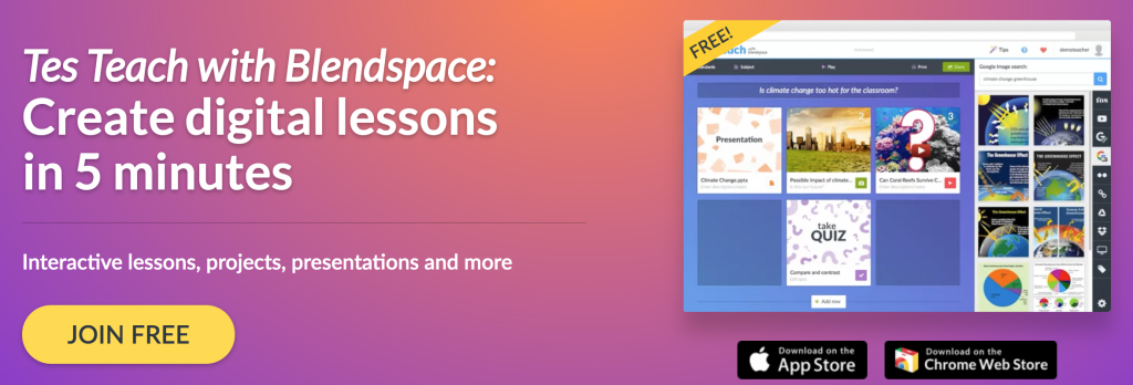 Tech Tool Of The Month: TES Blendspace Part 2 – TeachersFirst Blog