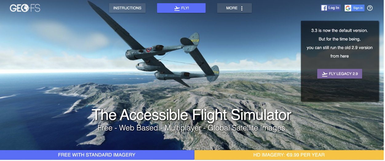 GeoFS - Free Online Flight Simulator