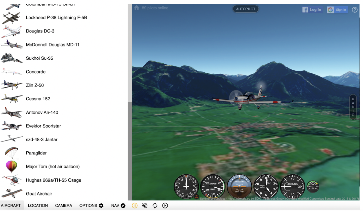 How to Fly around with Google Earth's flight simulator « Aviation