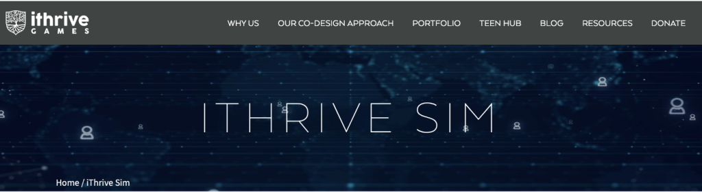 Tech Tool of the Month: iThrive Sim – Part 2 – TeachersFirst Blog