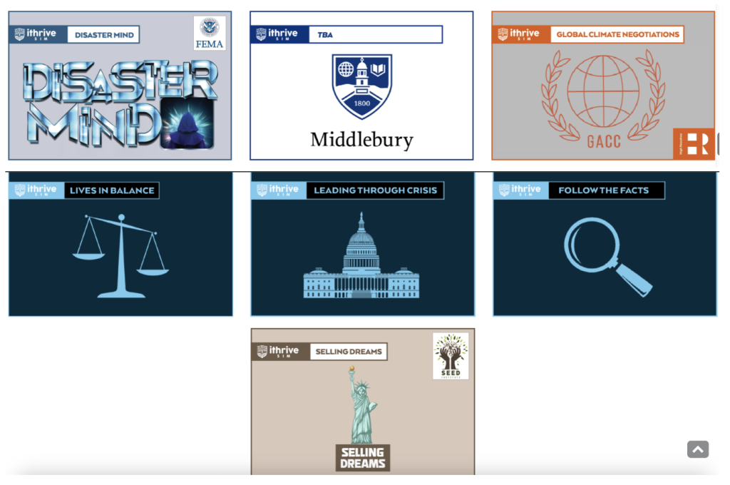Tech Tool of the Month: iThrive Sim – Part 2 – TeachersFirst Blog