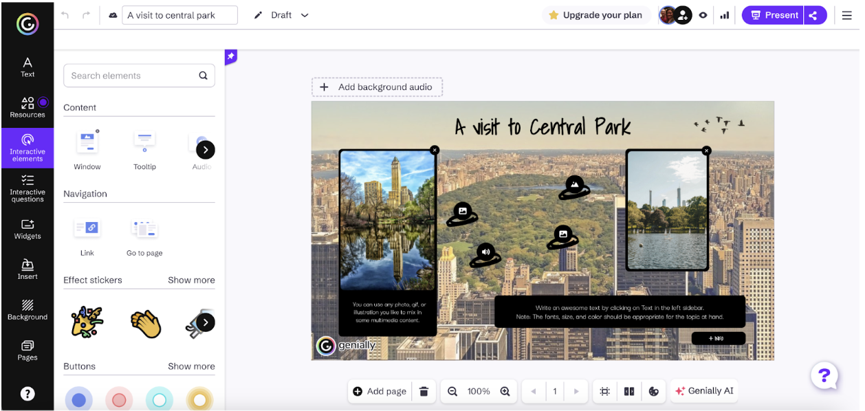 Tech Tool of the Month: Genially – Part 2 – TeachersFirst Blog