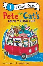 This image shows the cover of the book Pete the Cat’s Family Road Trip.